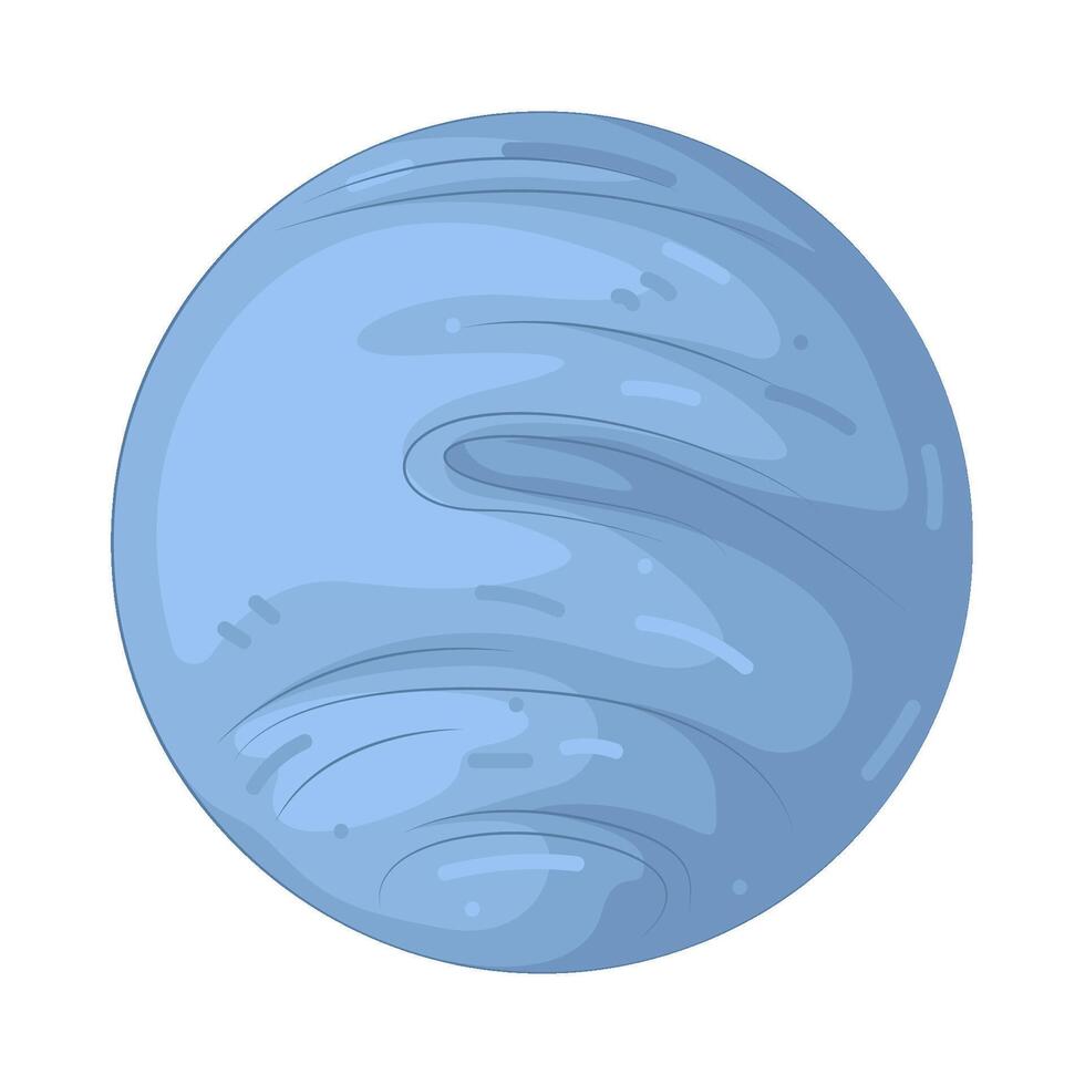 Illustration of Space Neptune vector