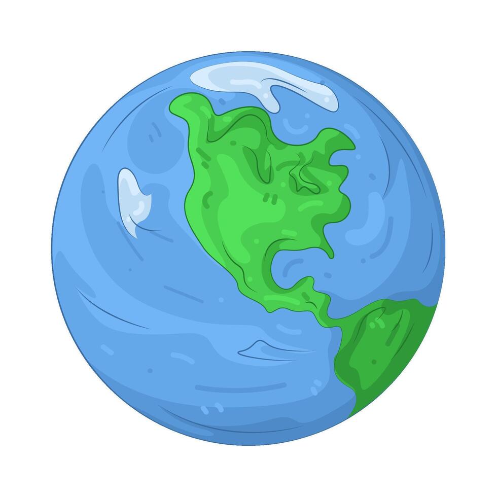 Illustration of Earth planet vector