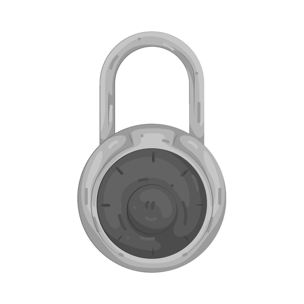 Illustration of Locker Lock vector