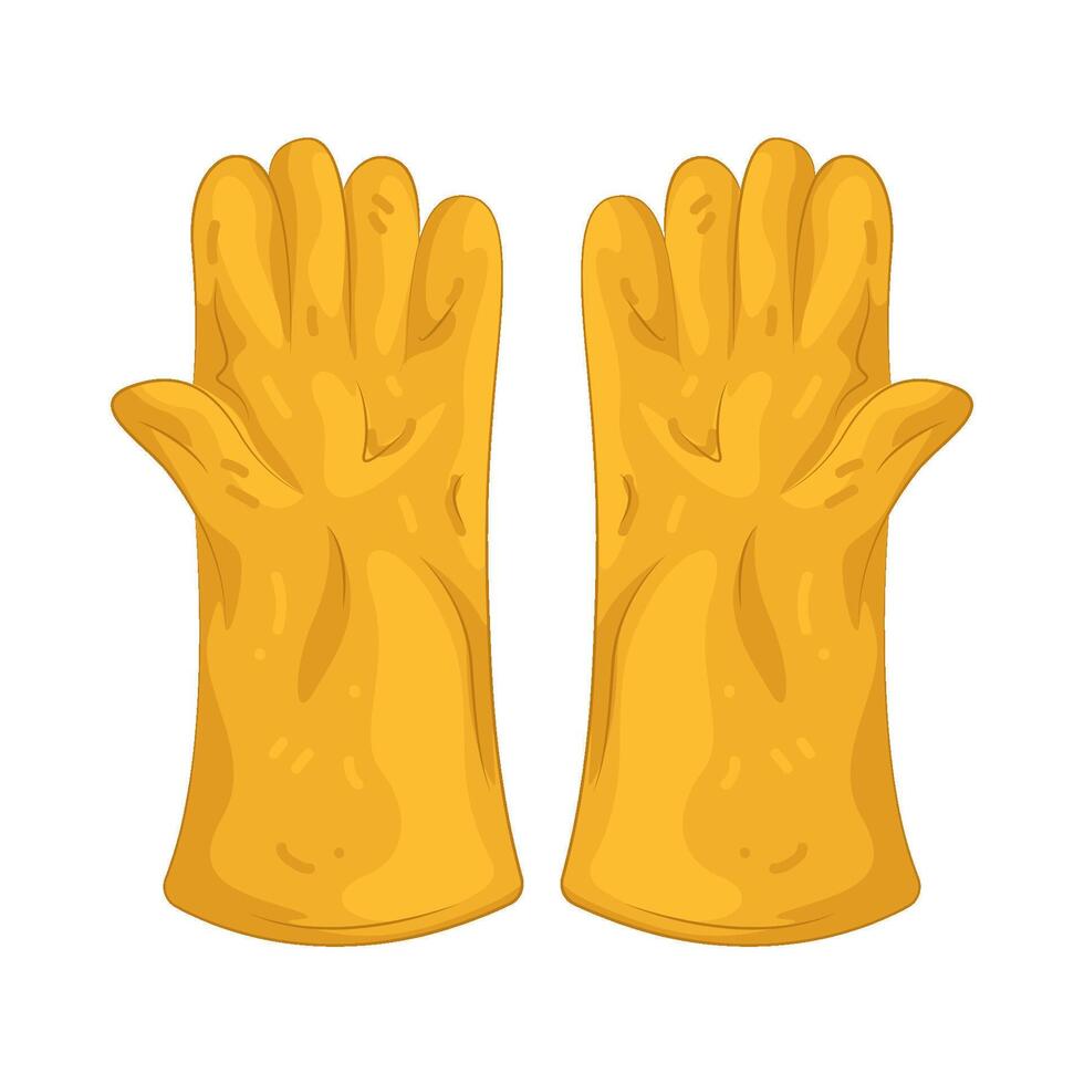 Illustration of Industrial Glove vector