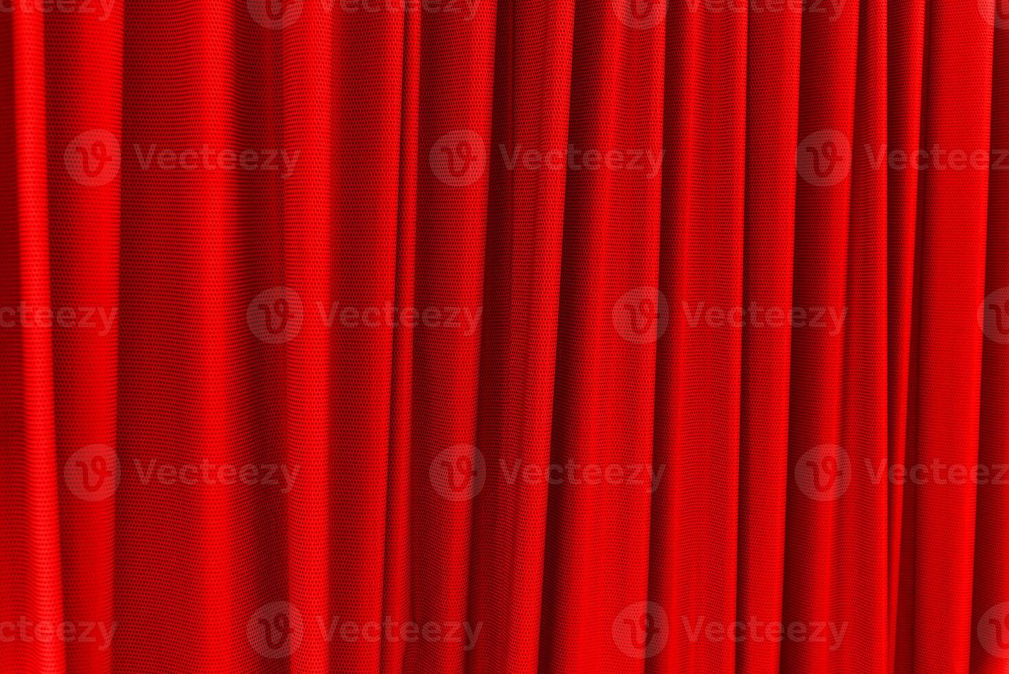 Red curtain for background photo