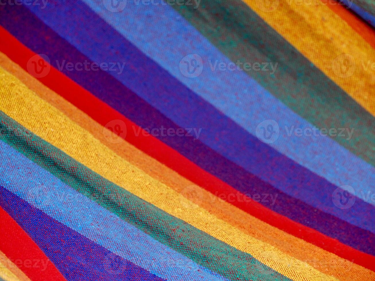 rainbow hammock detail in provence france street market photo