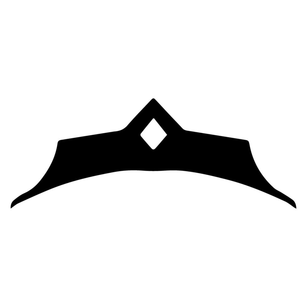 Crown icon. Simple illustration of crown icon for web design isolated on white background vector
