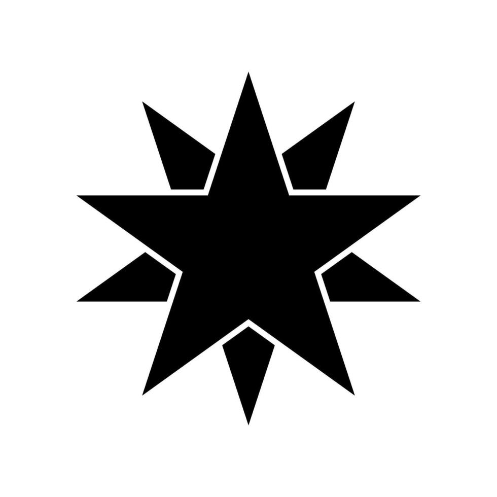 Star icon isolated on white background for your web and mobile app design, Star logo concept vector