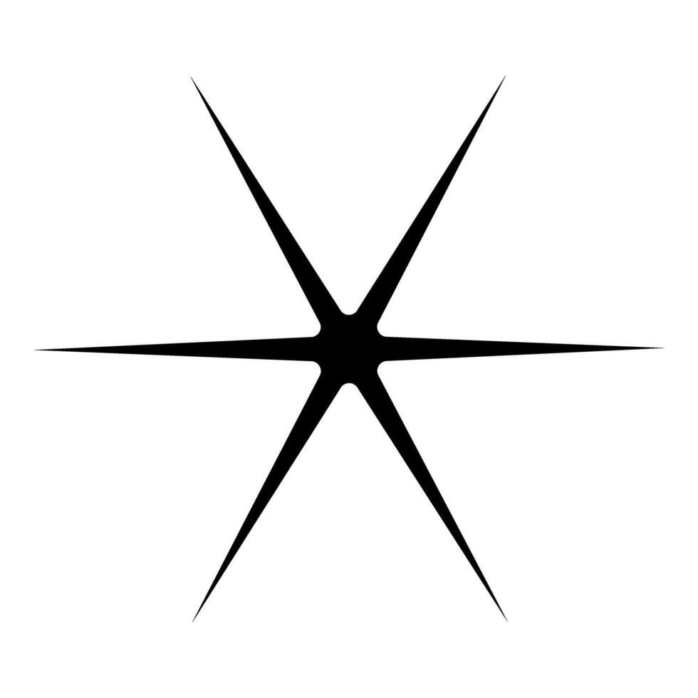 Star, sunburst, sunburst element. Radial, radiating, concentric lines icon vector