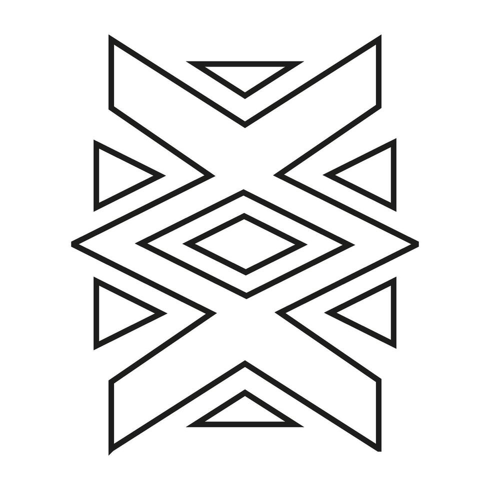 Celtic knot. illustration isolated on a white background. vector