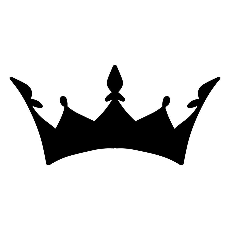 Crown icon. Simple illustration of crown icon for web design isolated on white background design. vector