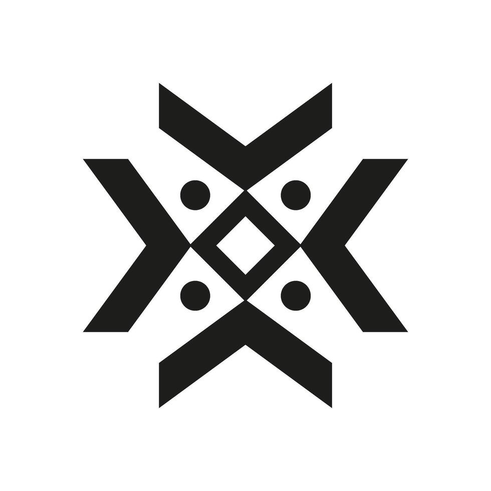 Celtic cross icon. Flat design style eps 10 vector