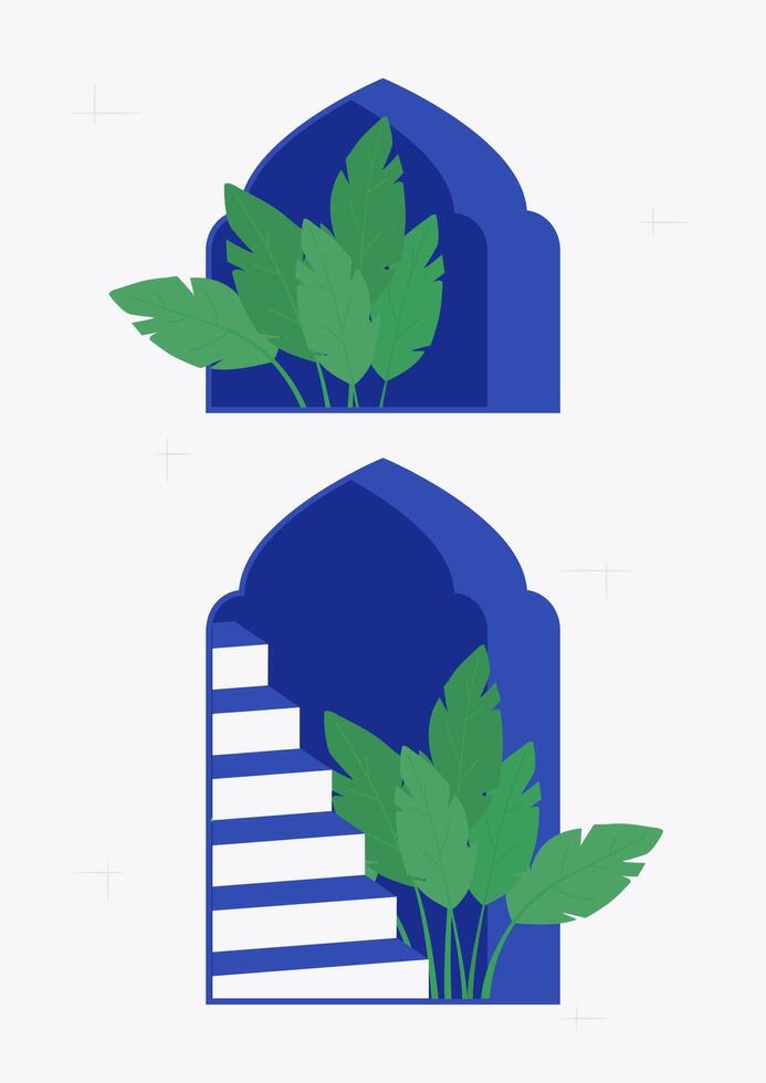 Greece Santorini view. Greek white buildings illustration vector