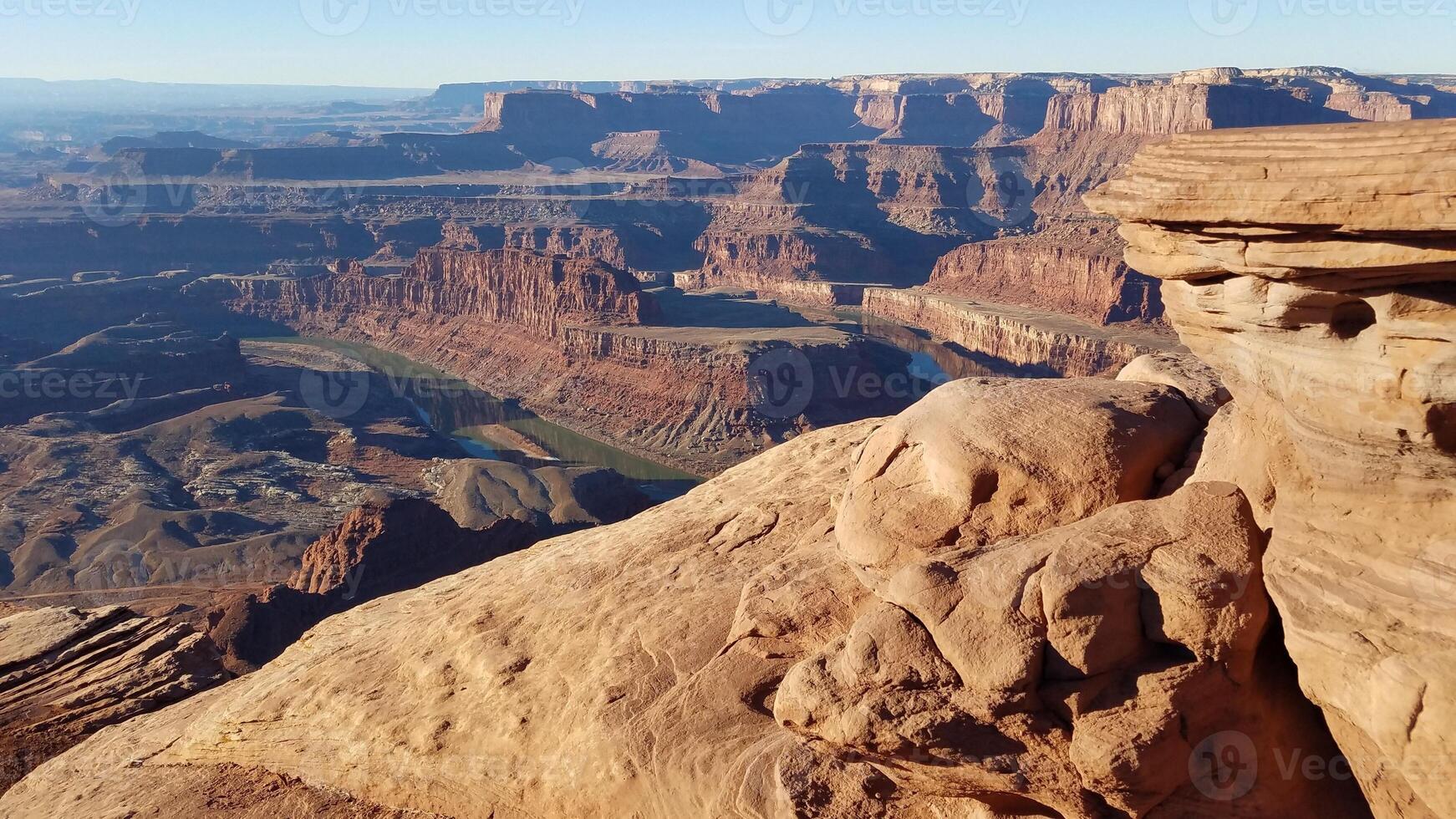 Overlooking a Bend in the Colorado River at Dead Horse Point State Park, Utah photo