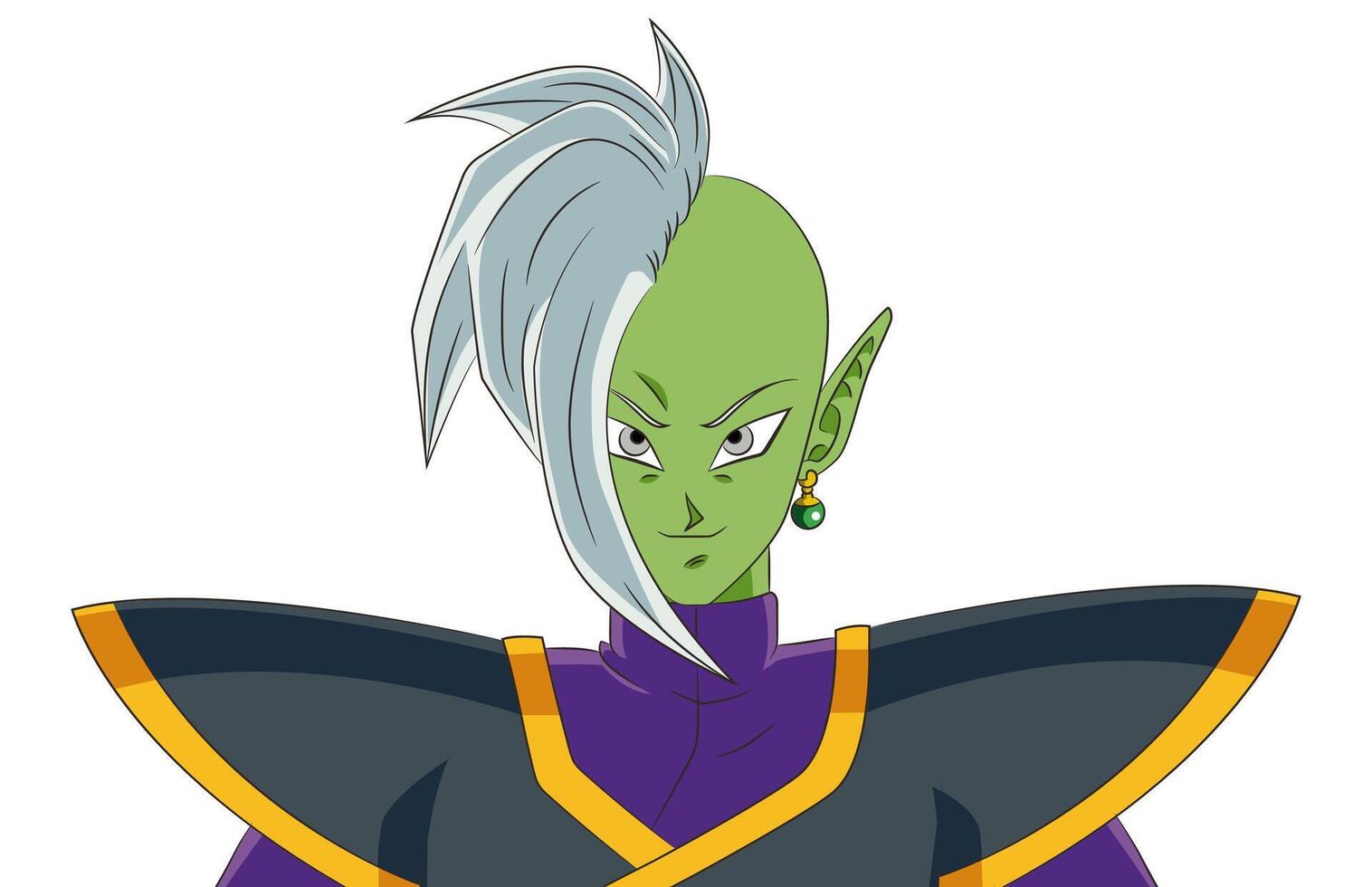 Zamasu Portrait Horizontal View vector