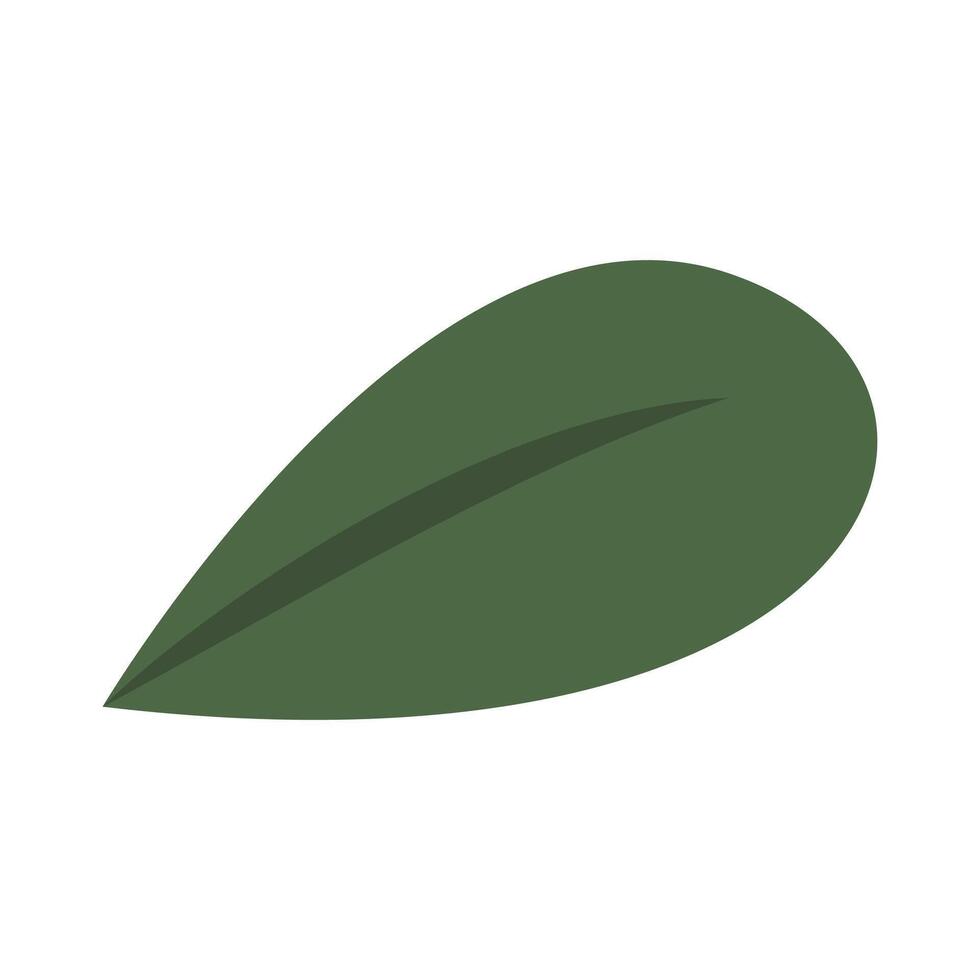 little leaf illustration for spring and summer element vector