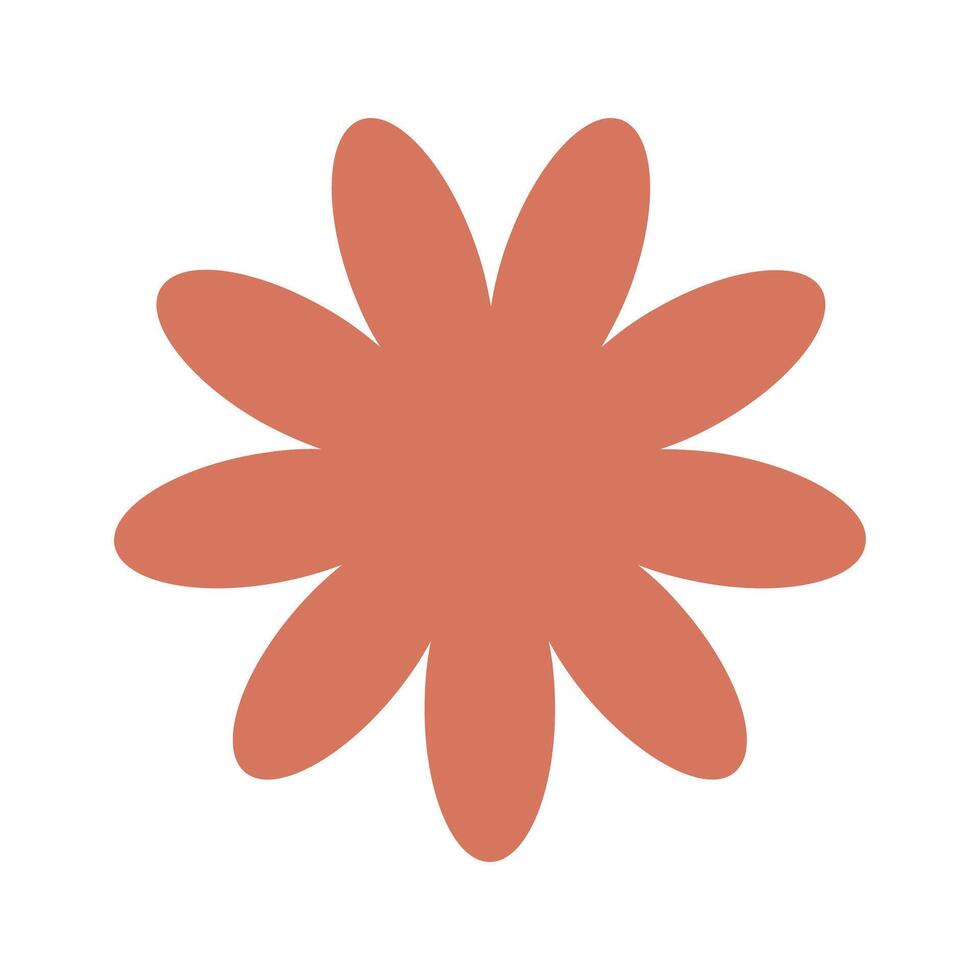 little flower illustration for spring and summer element vector