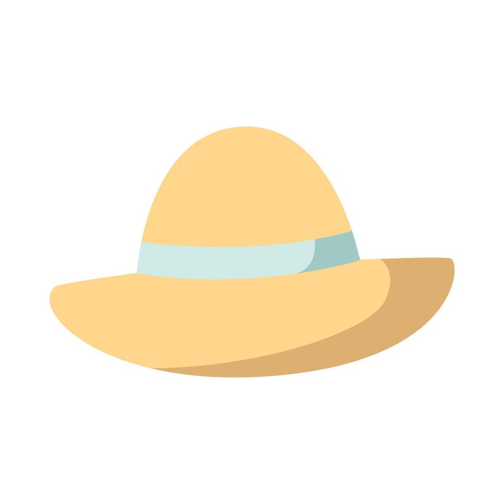 hat illustration for spring and summer element vector