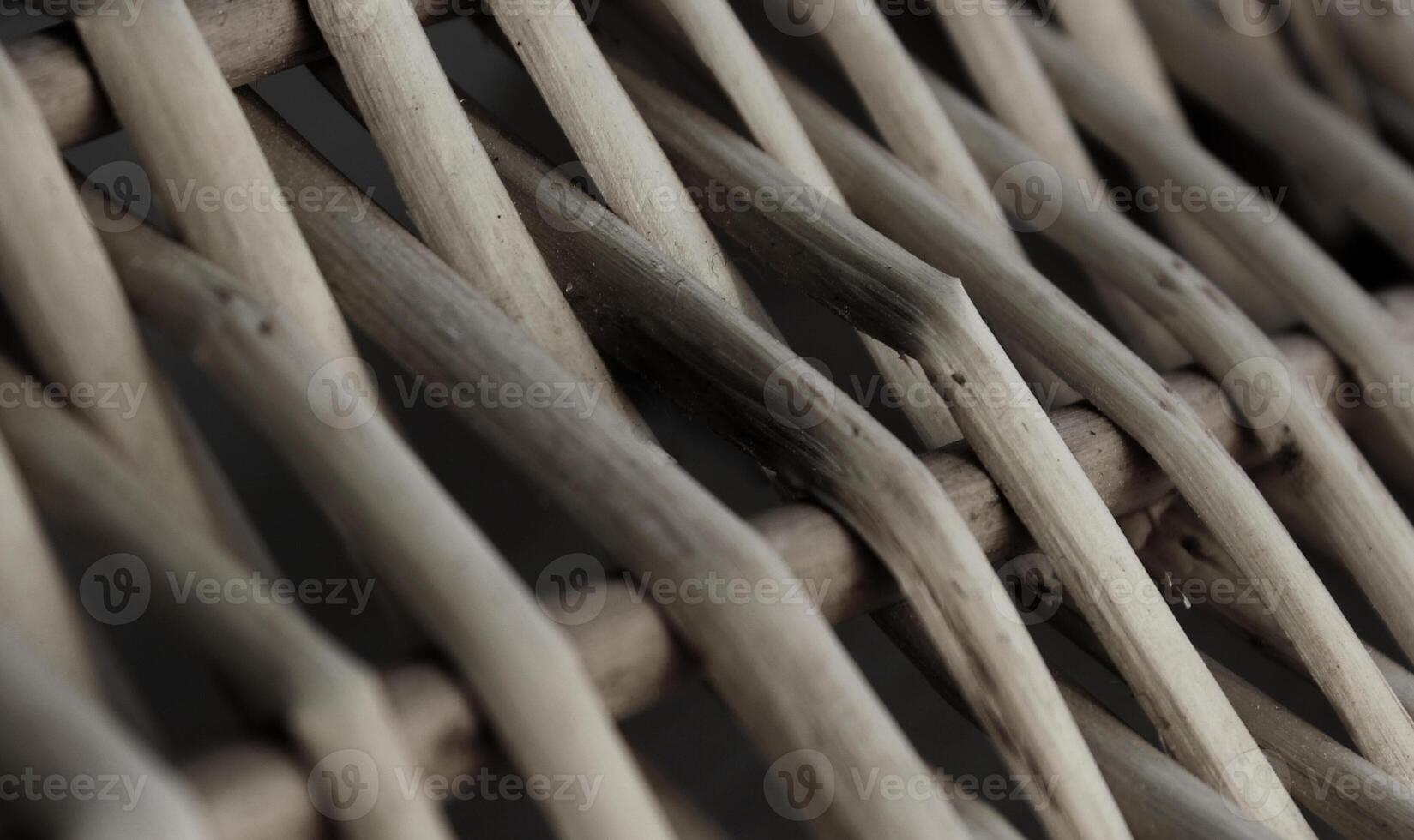 Monochrome Stock Photo Of Diagonal Intertwined Structure Closeup View