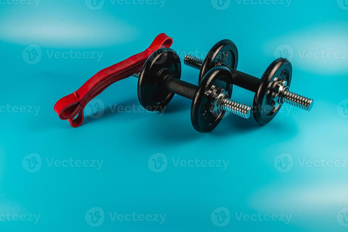 Home gym equipment setup for effective strength training photo