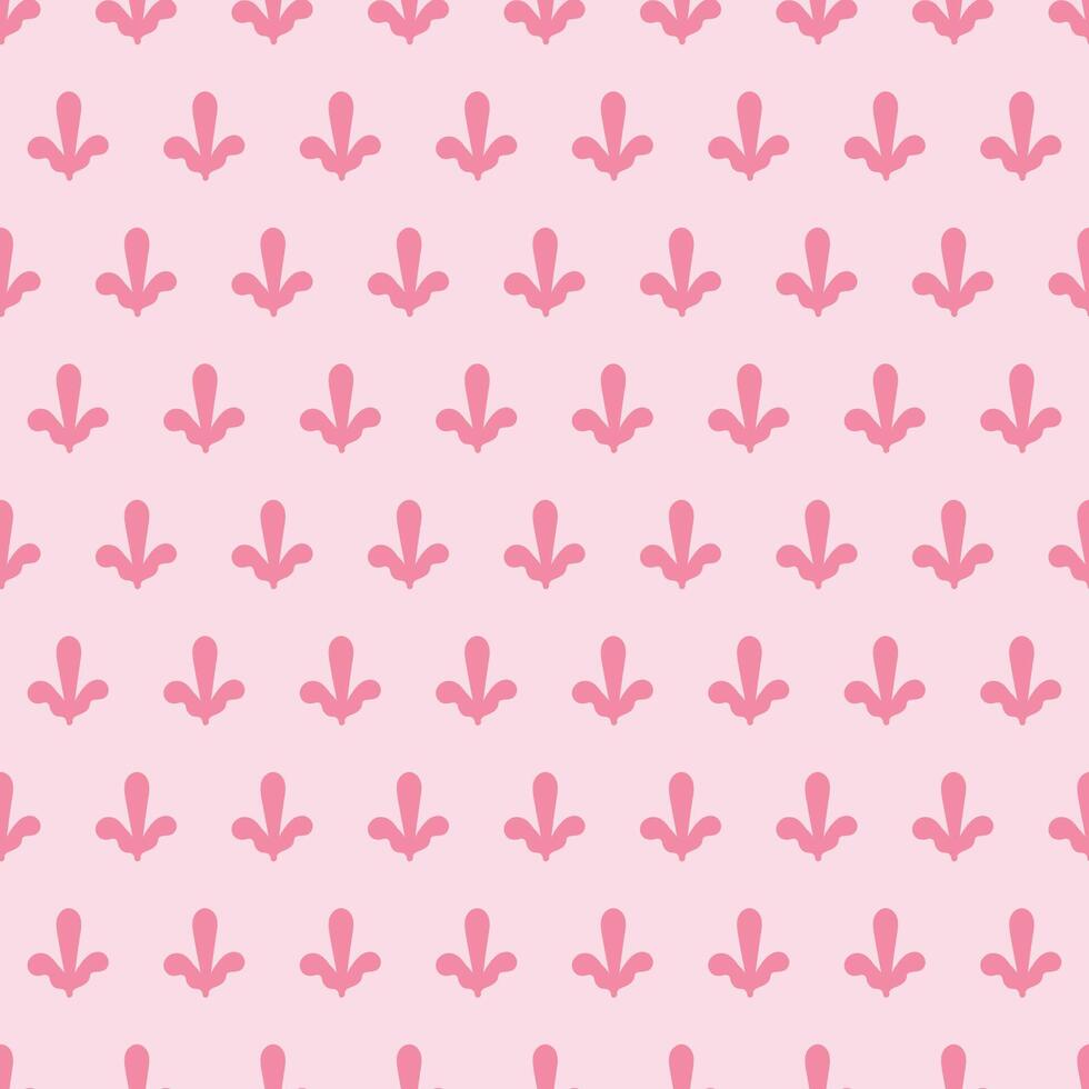 small floral abstract, shape geometric motif seamless pattern. monotone fabric design textile swatch vector