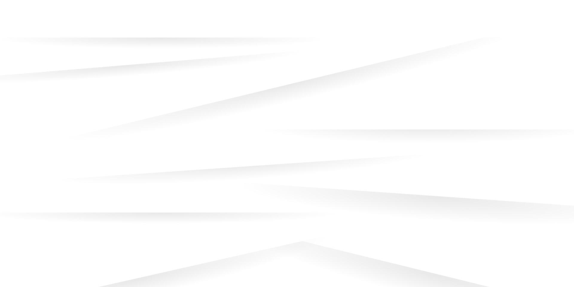 Minimal banner design in white and grey vector