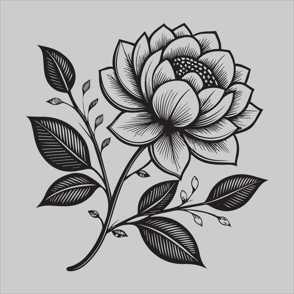 Petal Grace flower vector