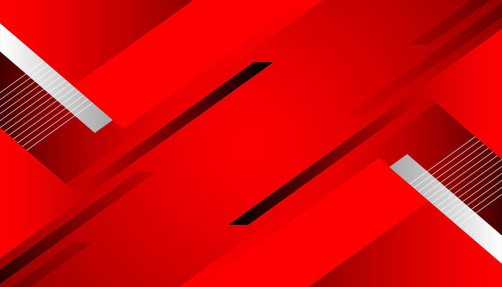 Abstract red geometric background with overlapping lines. vector