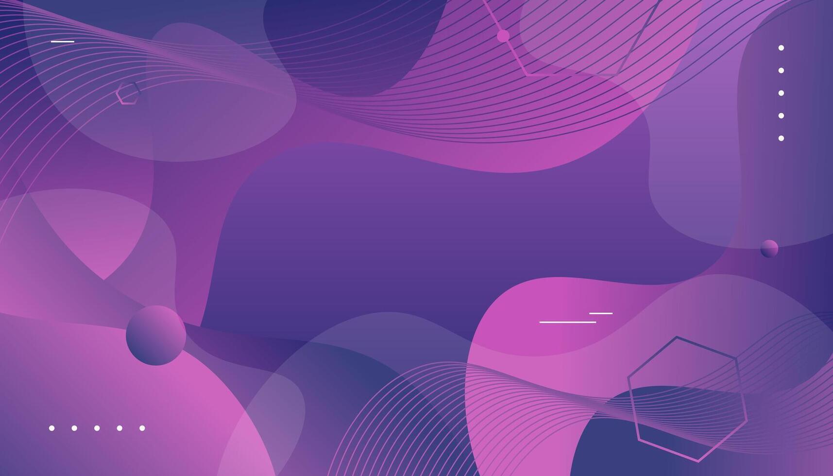 Abstract Purple Waves Background Design vector