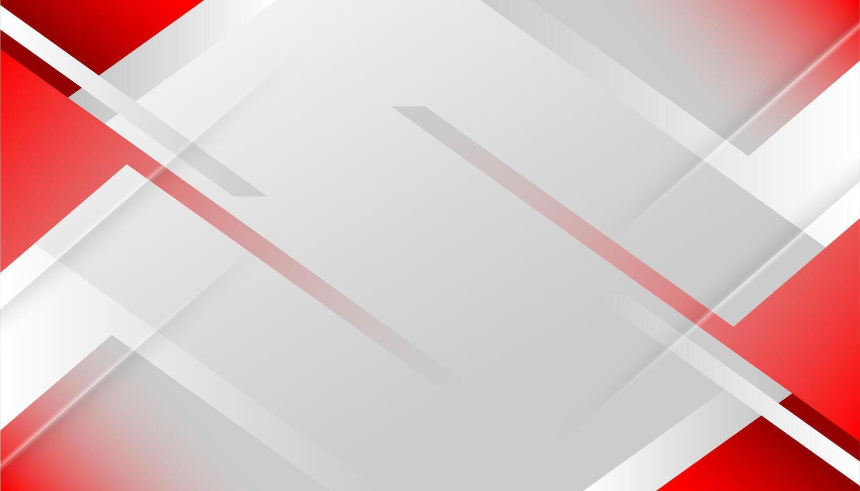 White and red geometric abstract background. vector