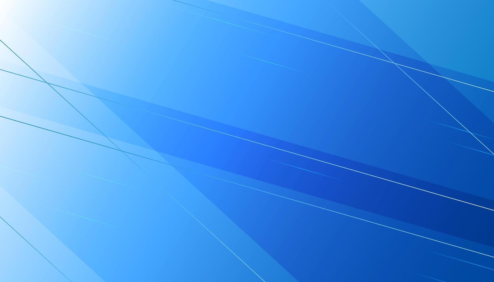 Abstract blue geometric shapes background design vector
