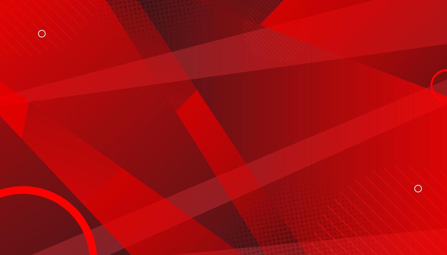 Abstract Red Background with Geometric Shapes design vector