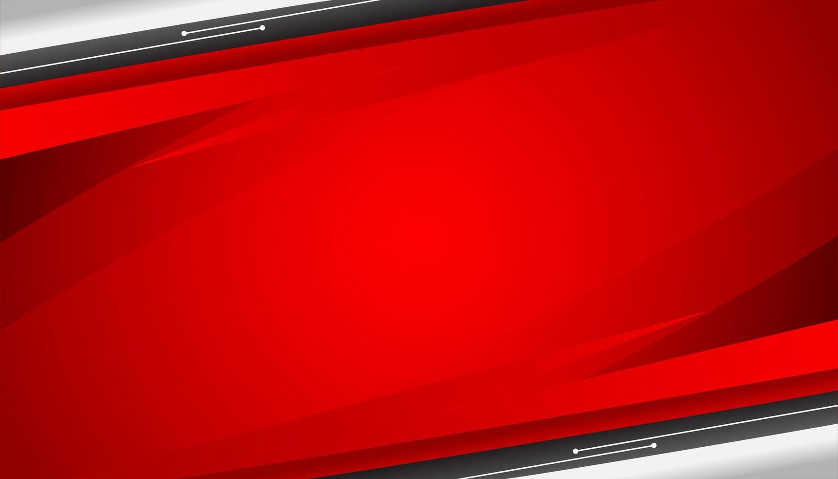 Red modern geometric abstract background vector