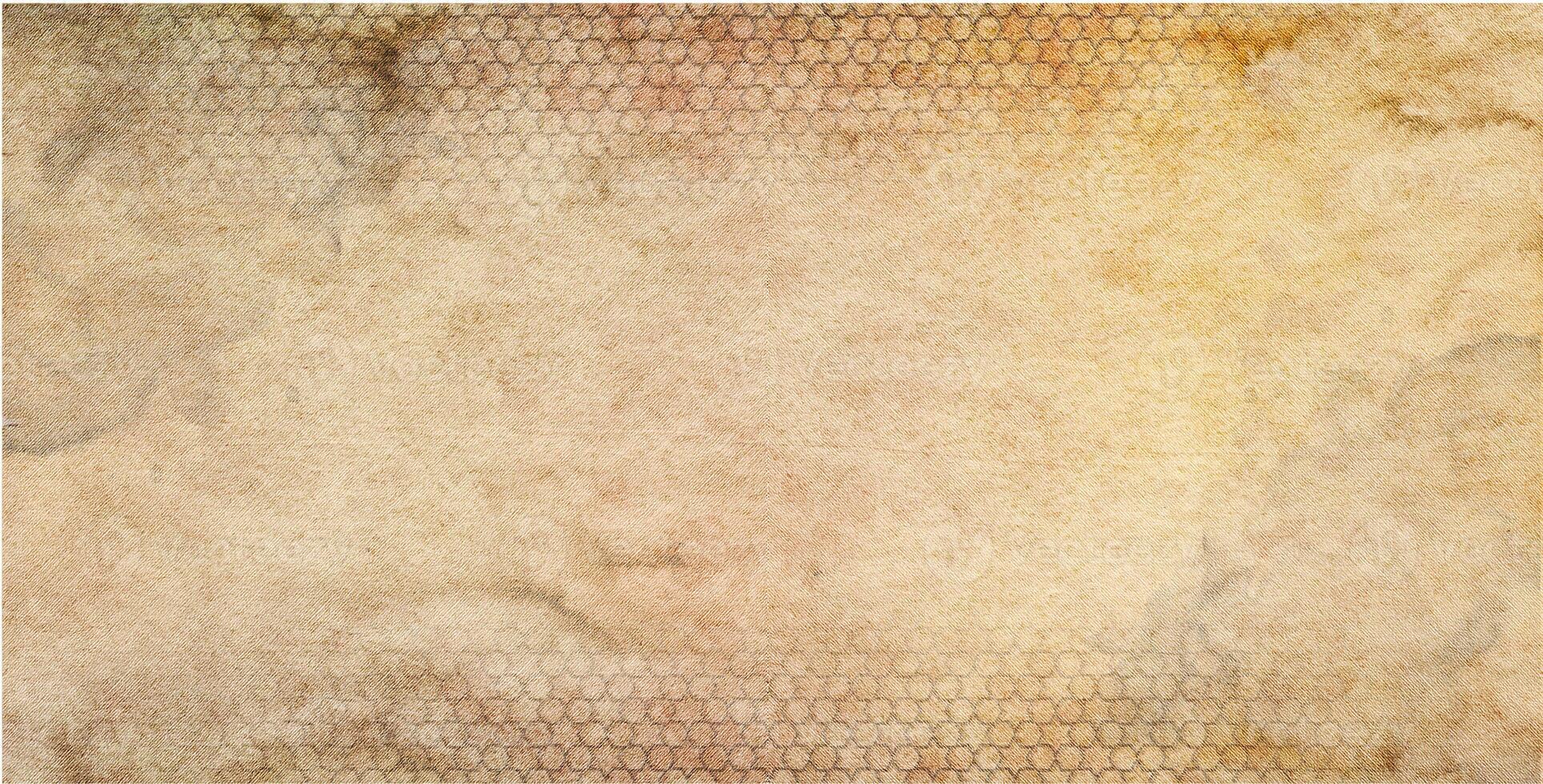 background image features a warm, vintage-style design with a predominantly tan and sepia-toned color palette. The texture resembles aged parchment or weathered fabric photo
