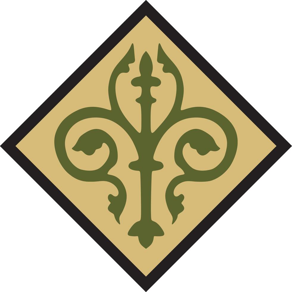 colored ancient Roman ornament elements. Classic European part of pattern vector