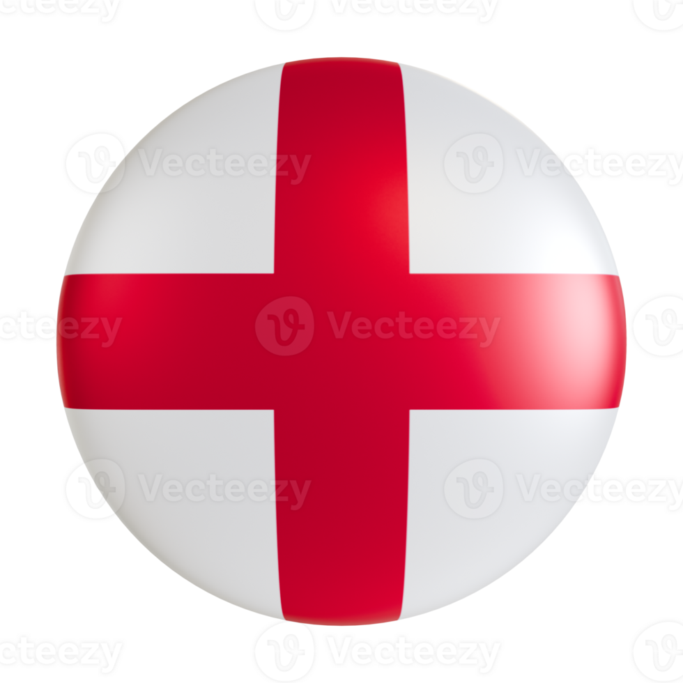 England flag 3d circle icon. png