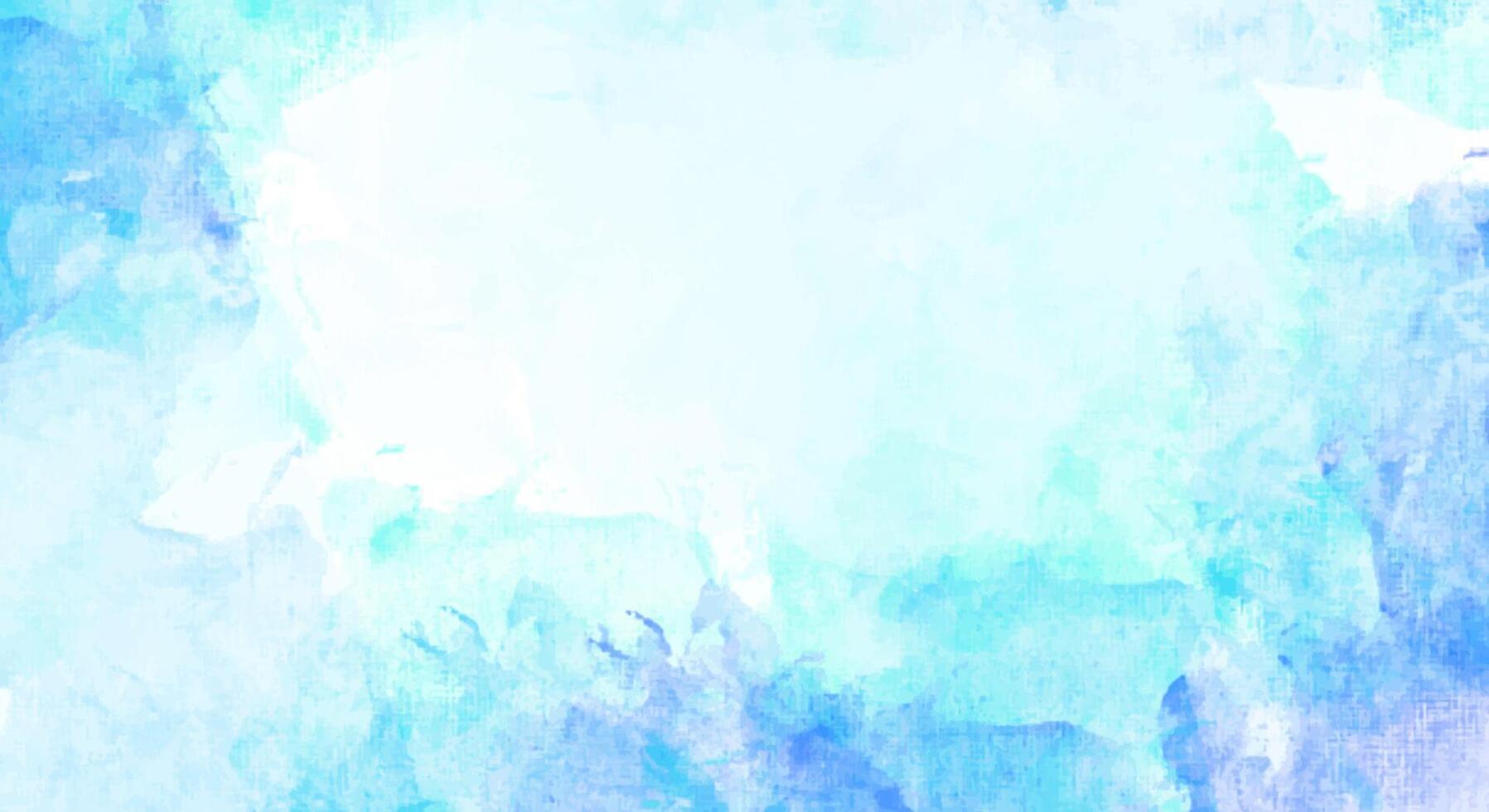 Soft blue abstract watercolor background vector