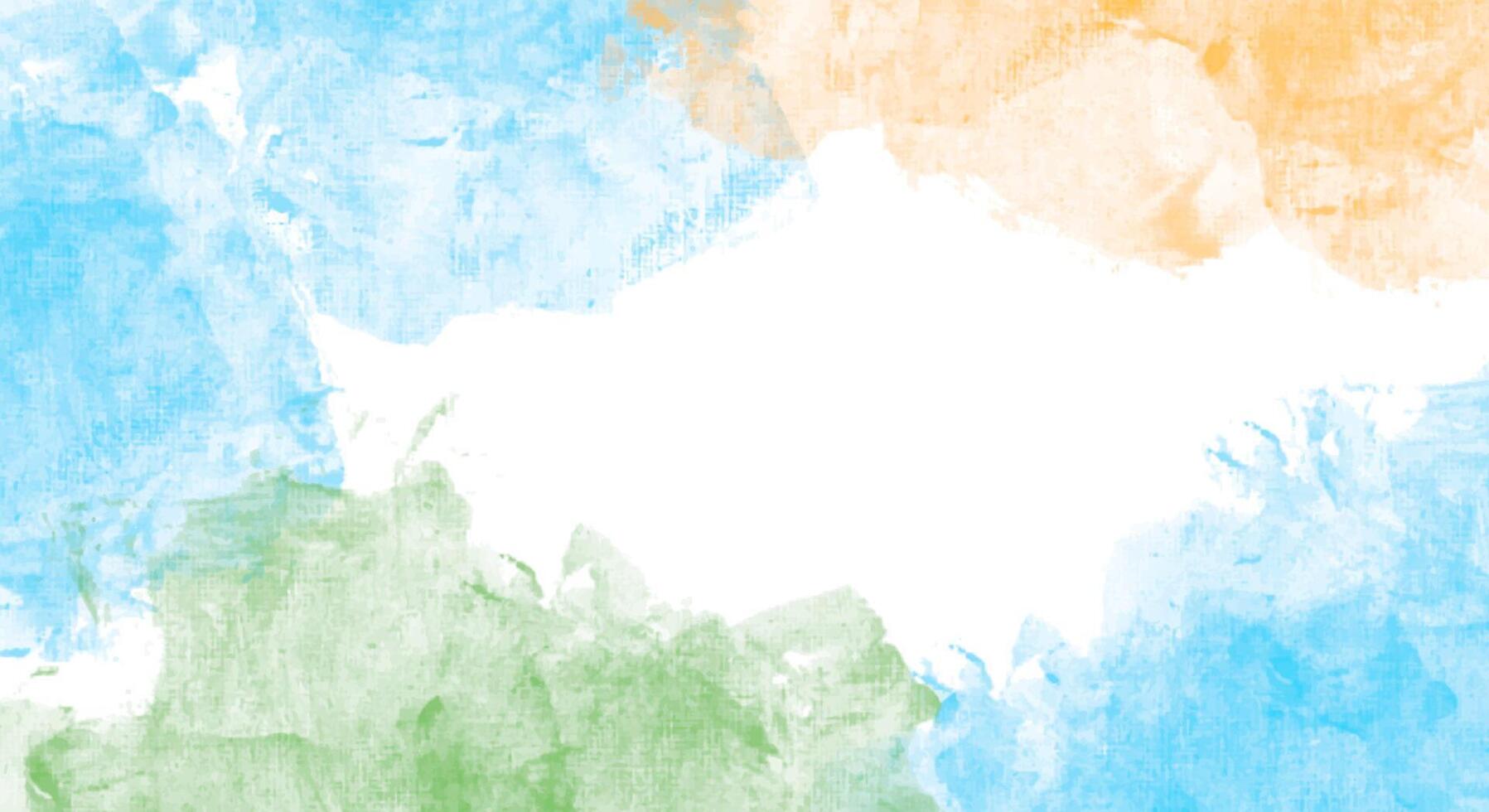 Colorful abstract watercolor background vector