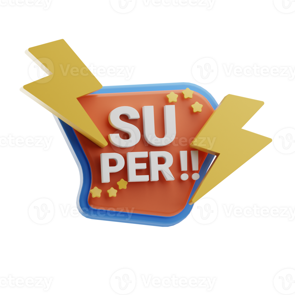 Super Icon with Lightning Bolts png