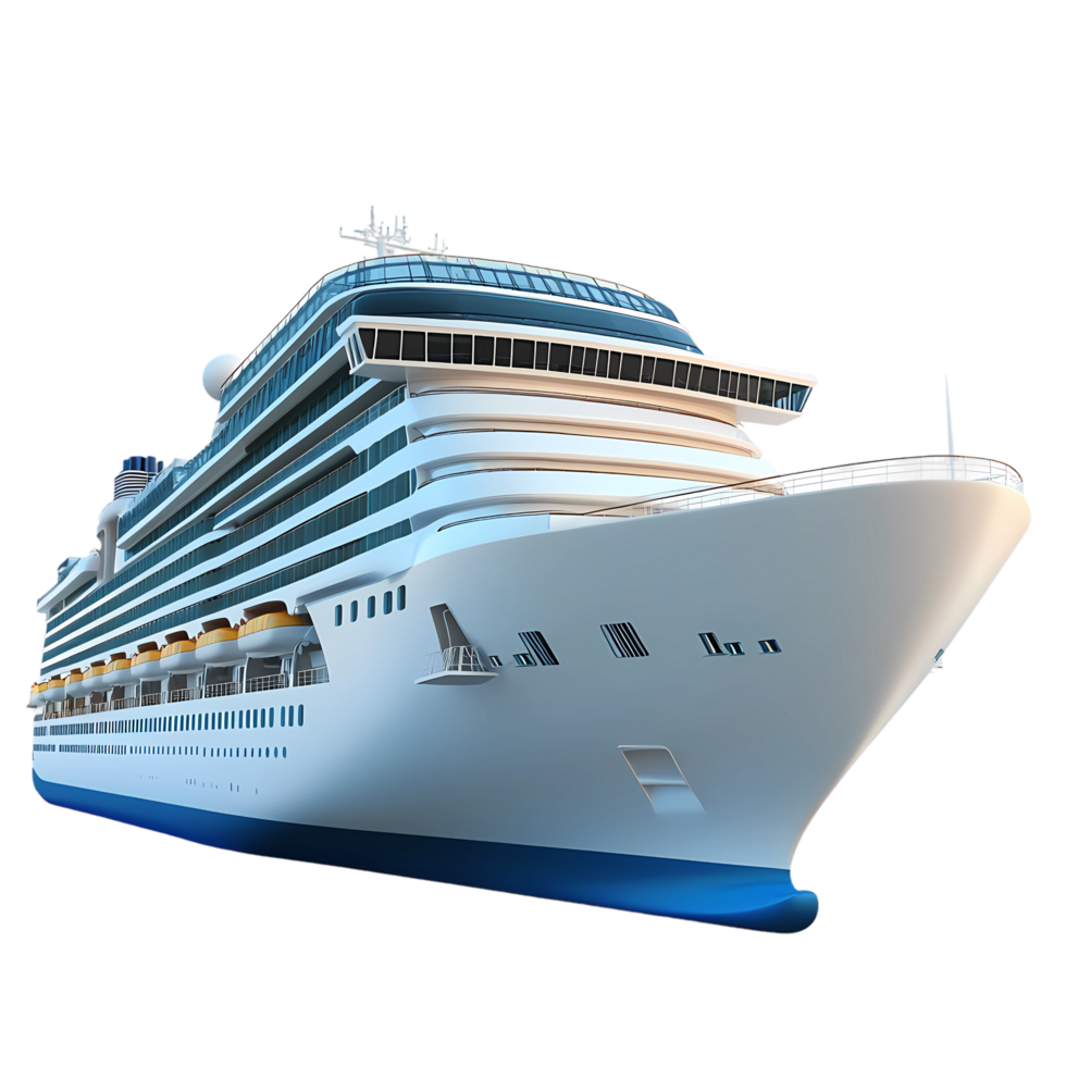 a cruise ship on a transparent background png