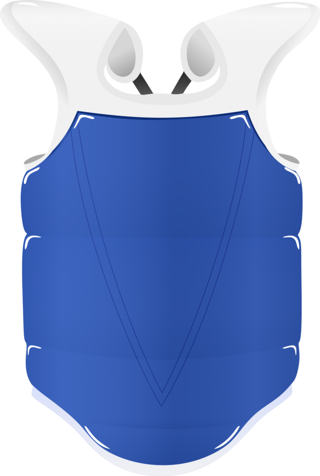 Taekwondo Match Equipment Illustration Body Protector png