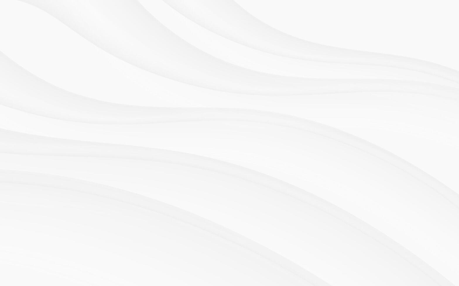 Gentle white waves abstract smooth background texture vector