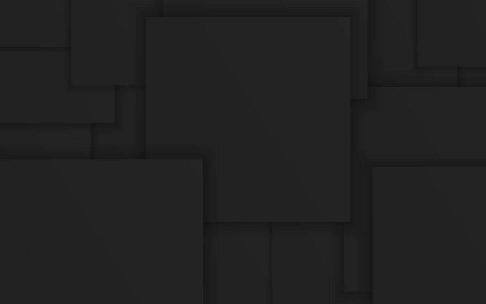 Modern geometric black layers abstract background vector