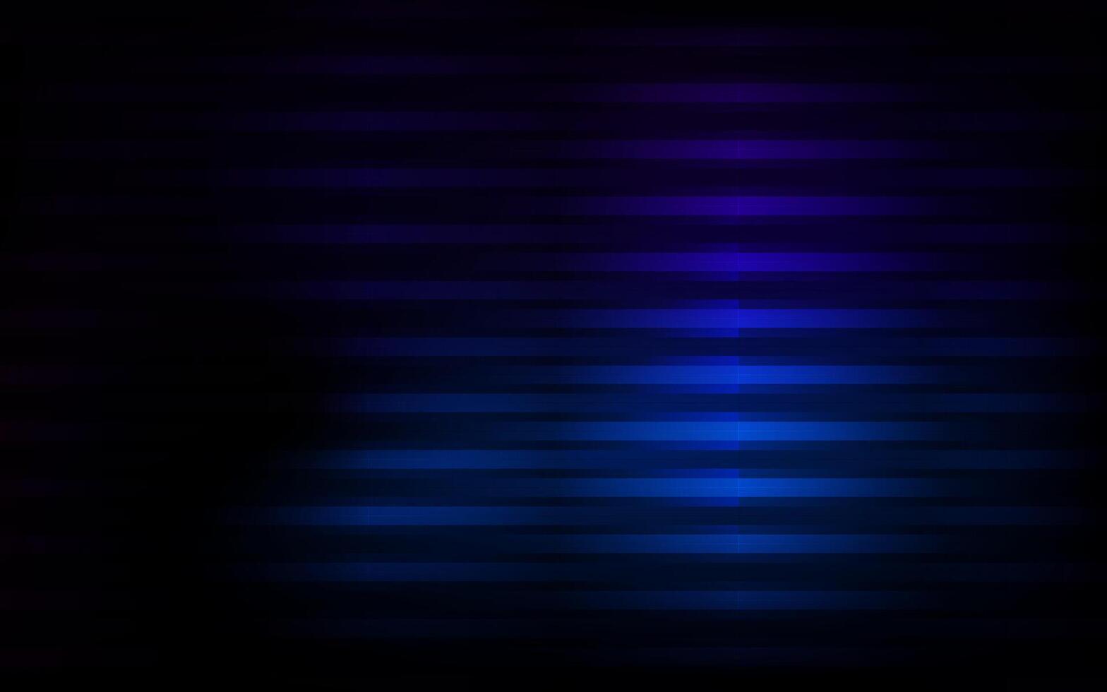 Dark abstract glowing blue purple light streaks background violet indigo vector