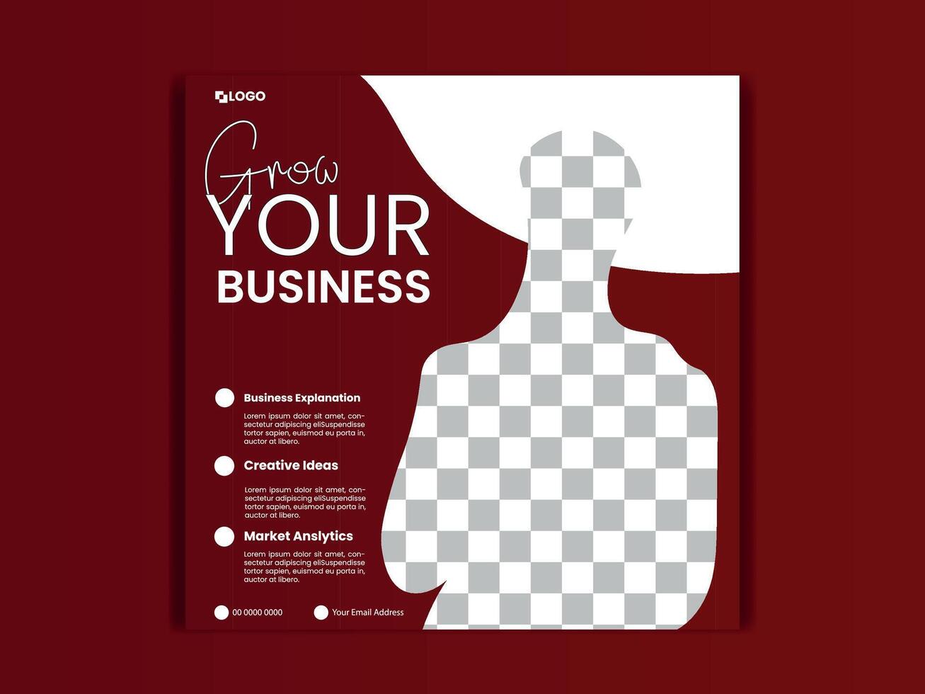 Corporate Business Social media Post Design template vector