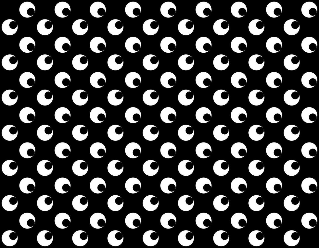 Motif Pattern Created by Deformation of the Circle Shape. Modern and Contemporary Style. Can use for Decoration, Tile, Wallpaper, Wrapping, Fabric, Textile, Carpet, etc. Flat and BW Style vector