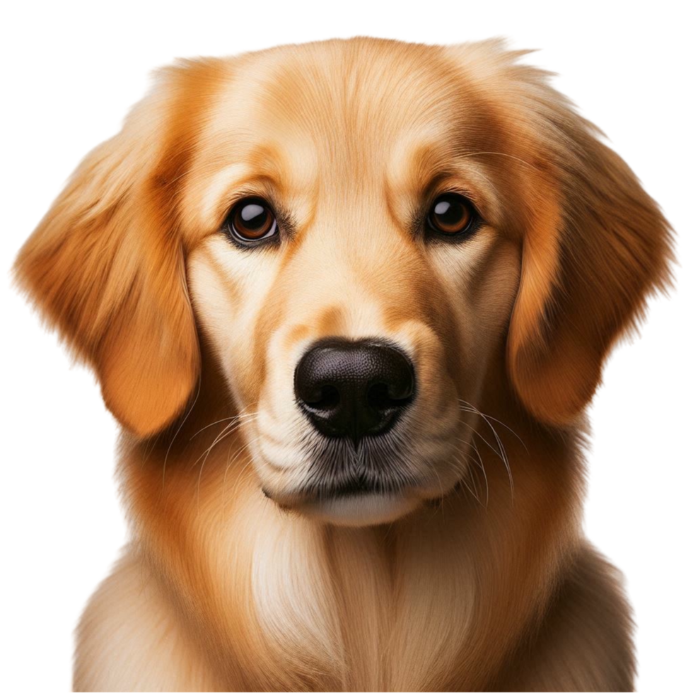 Golden Retriever Puppy Headshot png