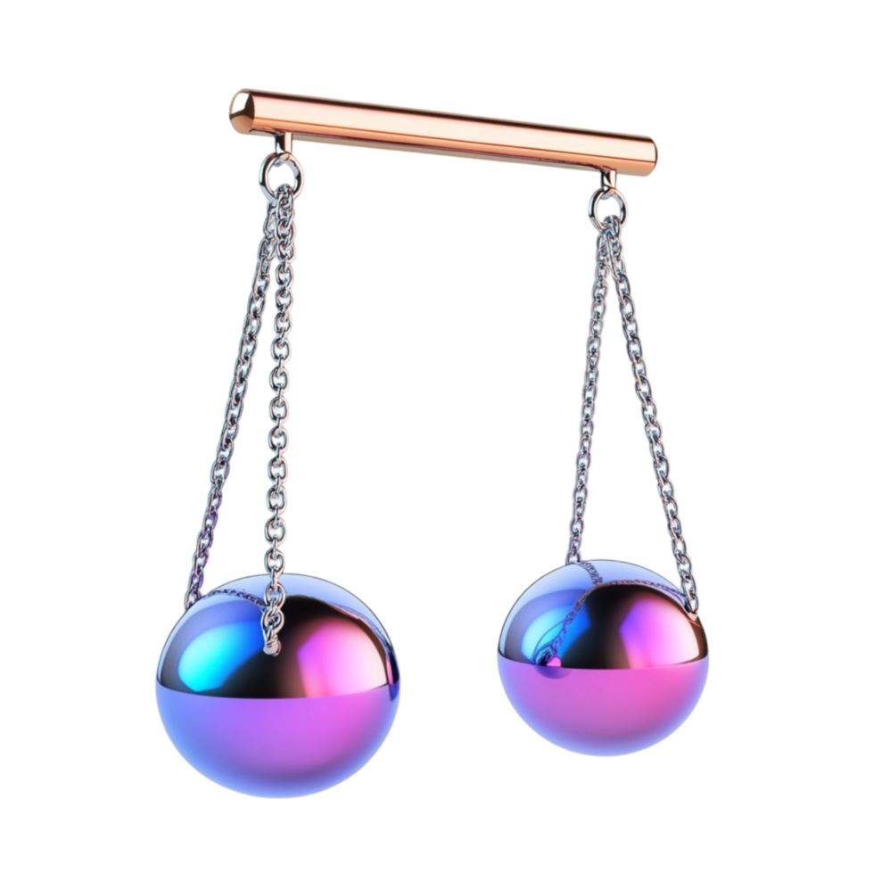 Balls with Chain Hanging png