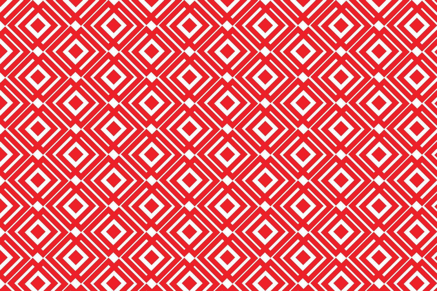 simple abstract red color creative geometric small square pattern that can be used as a background or texture geometric diamond pattern in red and white vector