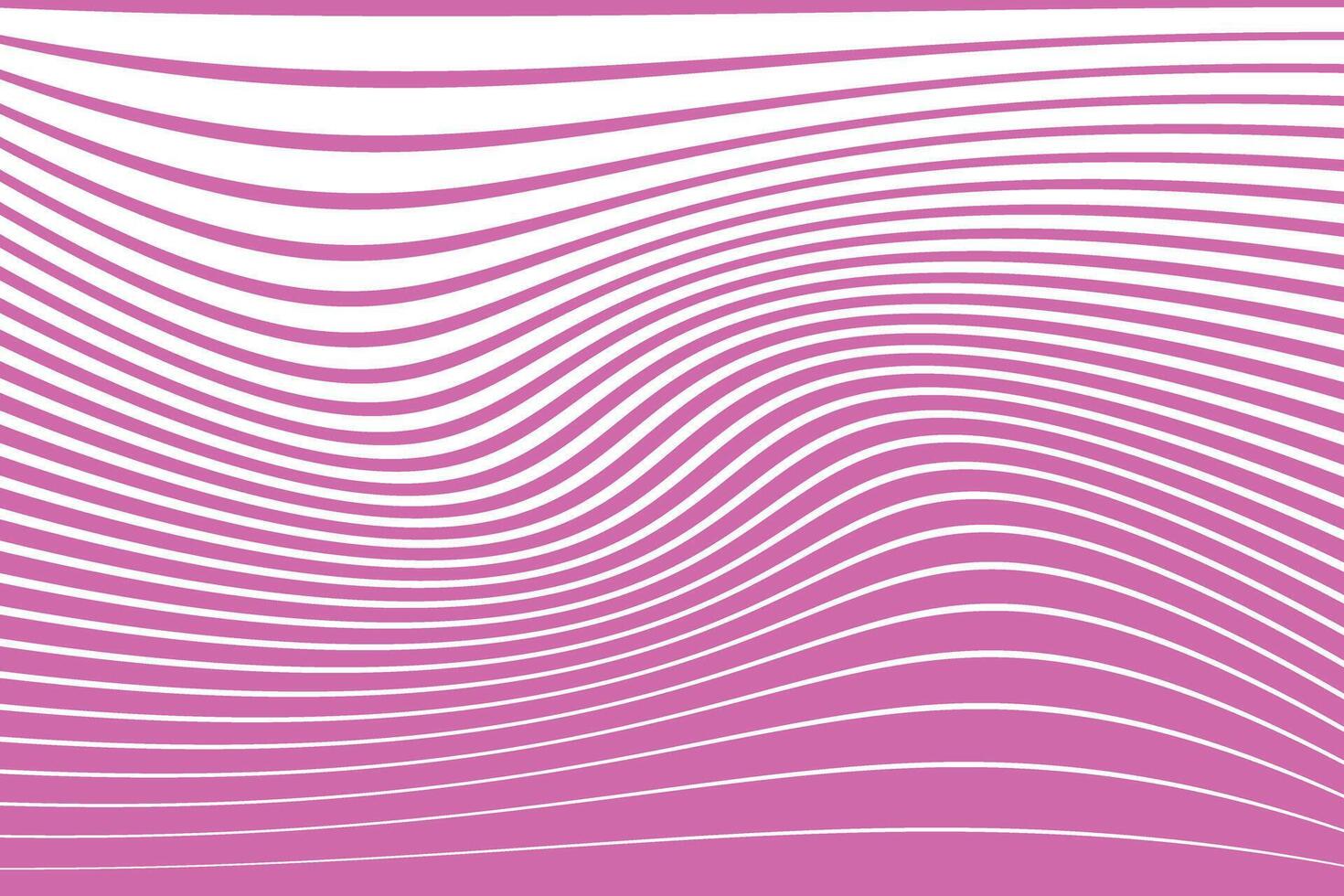 simple abstract light purple color horizontal twist line pattern wavy lines optical illusion in pink vector