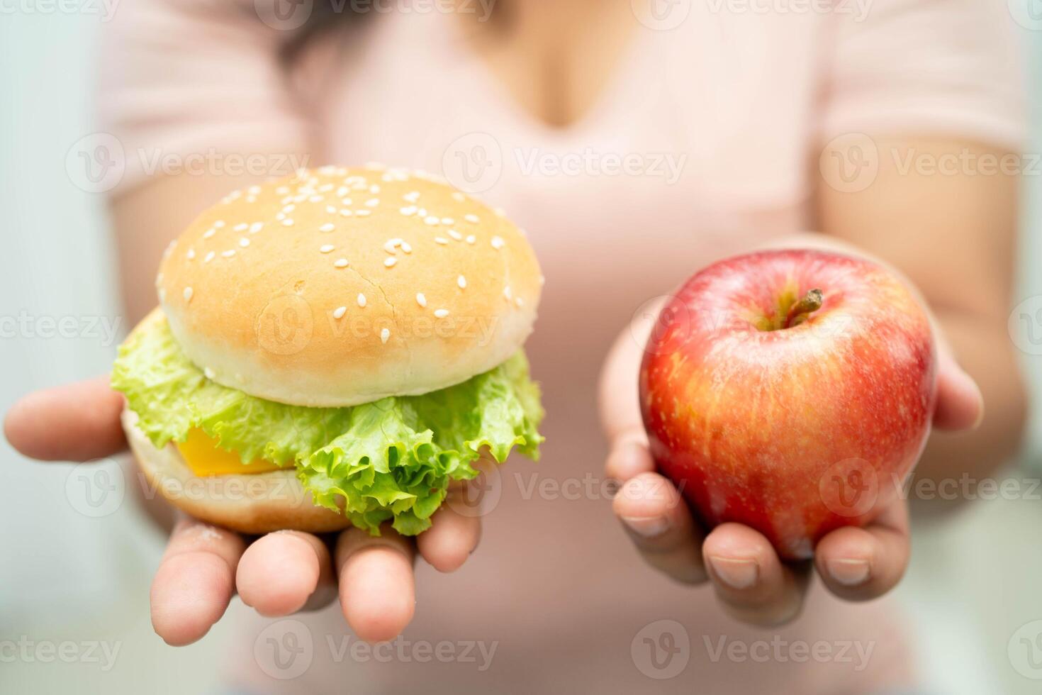 Junk food no good health eating for photo