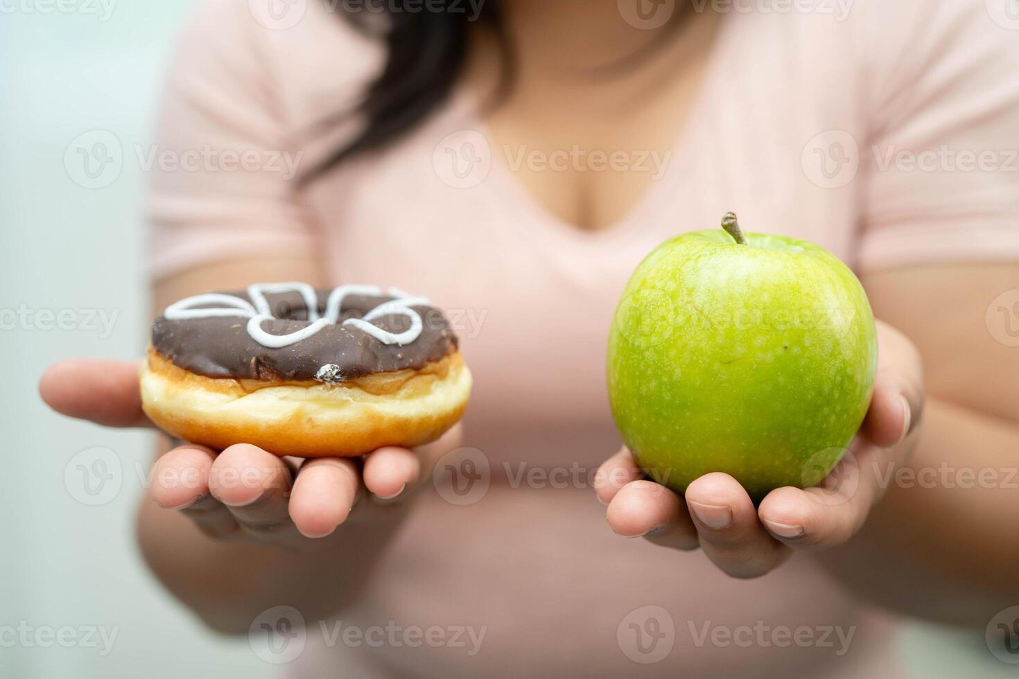 Junk food no good health eating for diet. photo