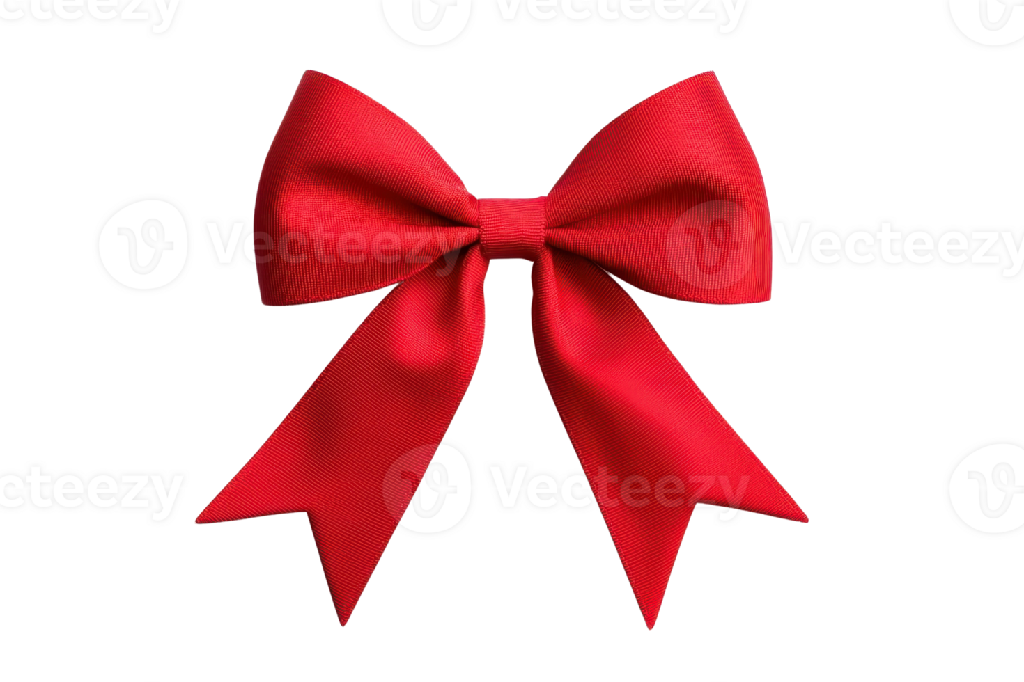 A vibrant red bow with classic design, perfect for gift wrapping or festive decorations. bow features smooth texture and symmetrical loops, adding elegance to any occasion png