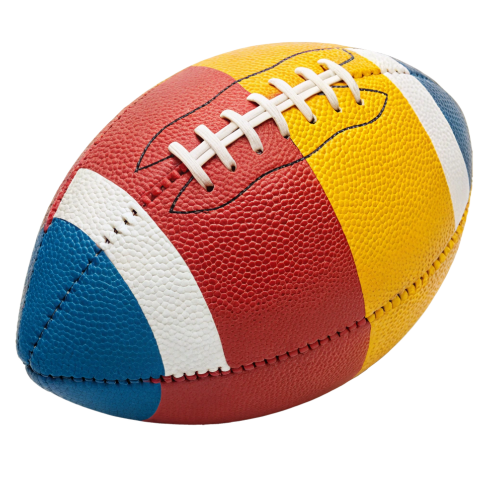 an american football ball on a transparent background png